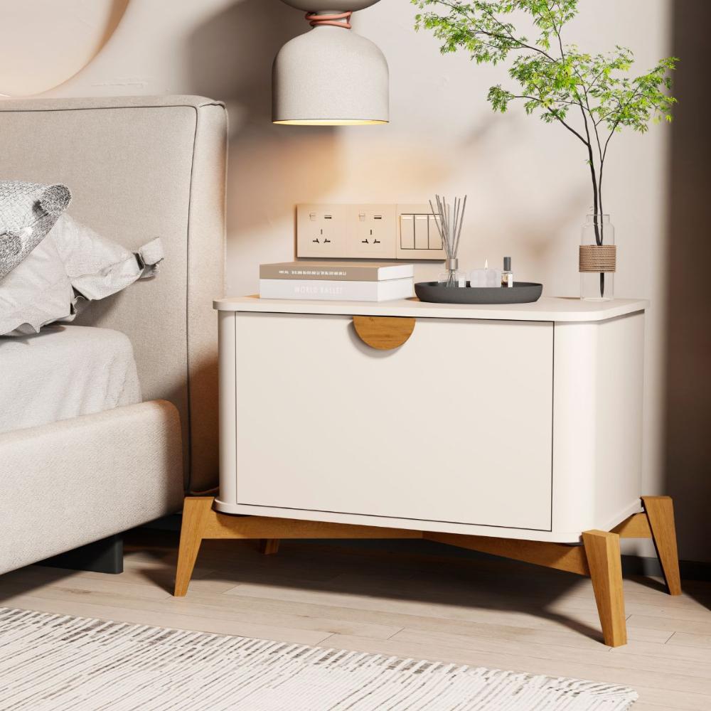 Conjunto Mesa de Cabeceira San Marino Off White