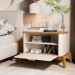 Conjunto Mesa de Cabeceira San Marino Off White Nature