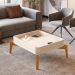 Conjunto Mesa de Centro e Buffet Rogers Off White