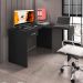 Conjunto Mesa em L e Livreiro Katharine Preto Trama