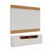 Conjunto Painel e Bancada Hawkins Off White Freijo