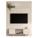 Conjunto Painel e Estante Ironwood Calacata Off White
