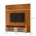 Conjunto Painel e Estante Thundertop Cinamomo Off White