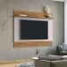 Conjunto Painel e Rack Boston Cinamomo Off White