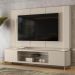 Conjunto Painel e Rack Copenhague Off White
