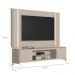 Conjunto Painel e Rack Copenhague Off White