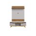 Conjunto Painel e Rack Draven Cinamomo Off White
