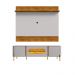Conjunto Painel e Rack Grécia Naturalle Off White