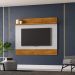 Conjunto Painel e Rack Hawkings Naturalle Off White