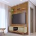 Conjunto Painel e Rack Moonshadow Cumaru Opala