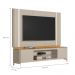 Conjunto Painel e Rack Quebec Tauari Off White