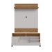 Conjunto Painel e Rack Salzburg Cinamomo Off White