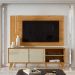 Conjunto Painel e Rack Terminus Cumaru Opala