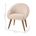 Conjunto Poltrona Decorativa Maricá Linha Bege