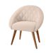 Conjunto Poltrona Decorativa Maricá Linha Bege