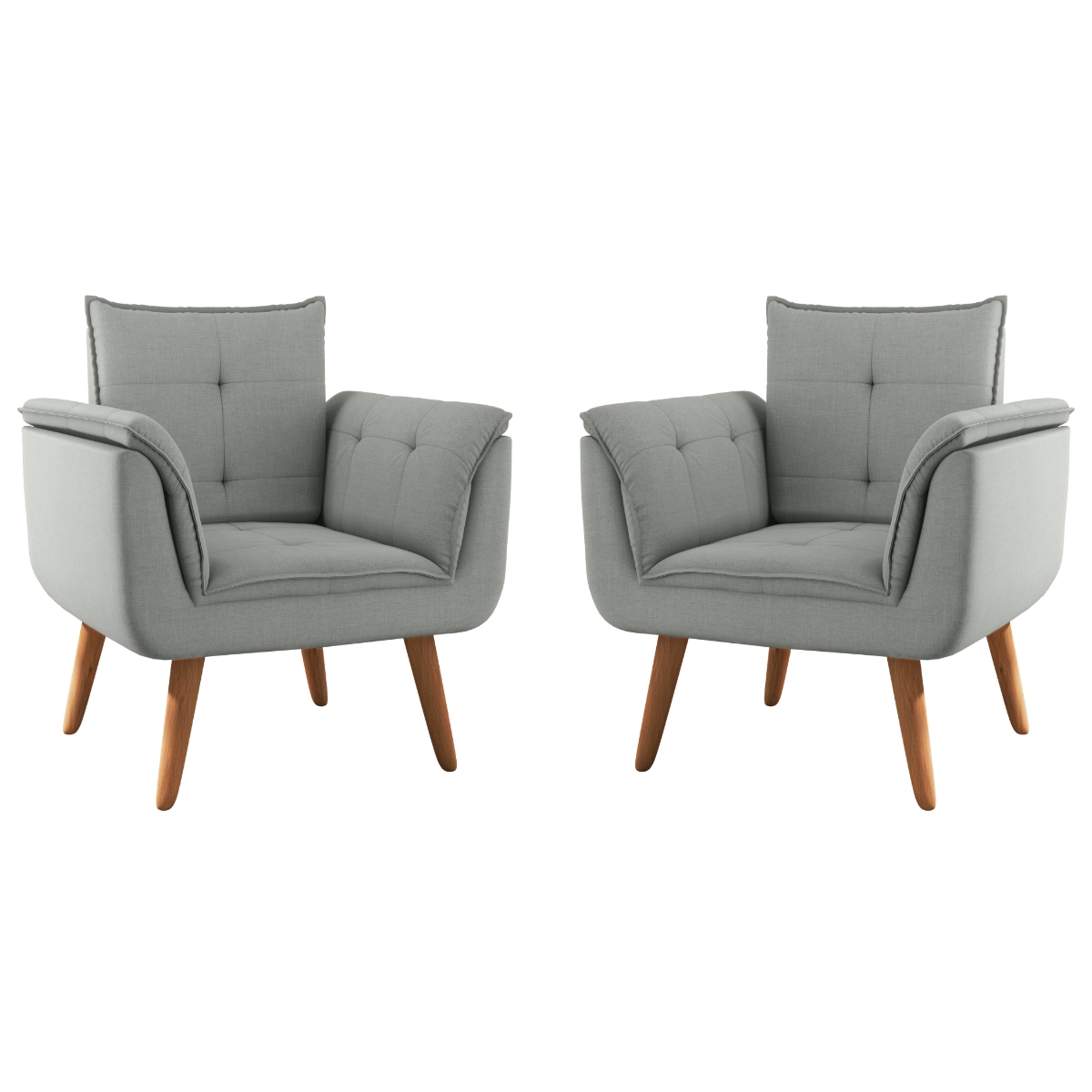Conjunto Poltrona para Sala de Recepção Silveiras Linha Grafite