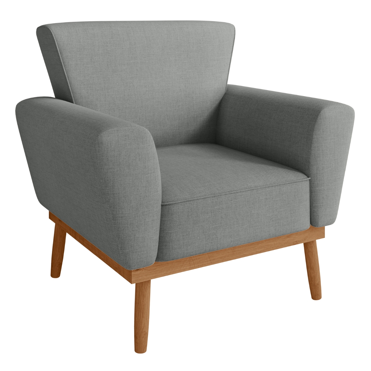 Conjunto Poltrona para Sala de Recepção Viana Linha Grafite