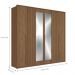 Conjunto Quarto Com Espelho Anhanguera Jatoba