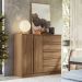 Conjunto Quarto Completo Com Espelho Sydney Jatoba Areia