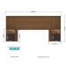 Conjunto Quarto Completo Com Espelho Xangai Jatoba Grafite