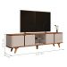 Conjunto Rack e Painel para TVs de 60" Burke Cedro Off White