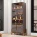 Conjunto Sala Felix Cinza Pérola Cedro