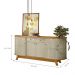 Conjunto Sala de Jantar Paris Cumaru Opala