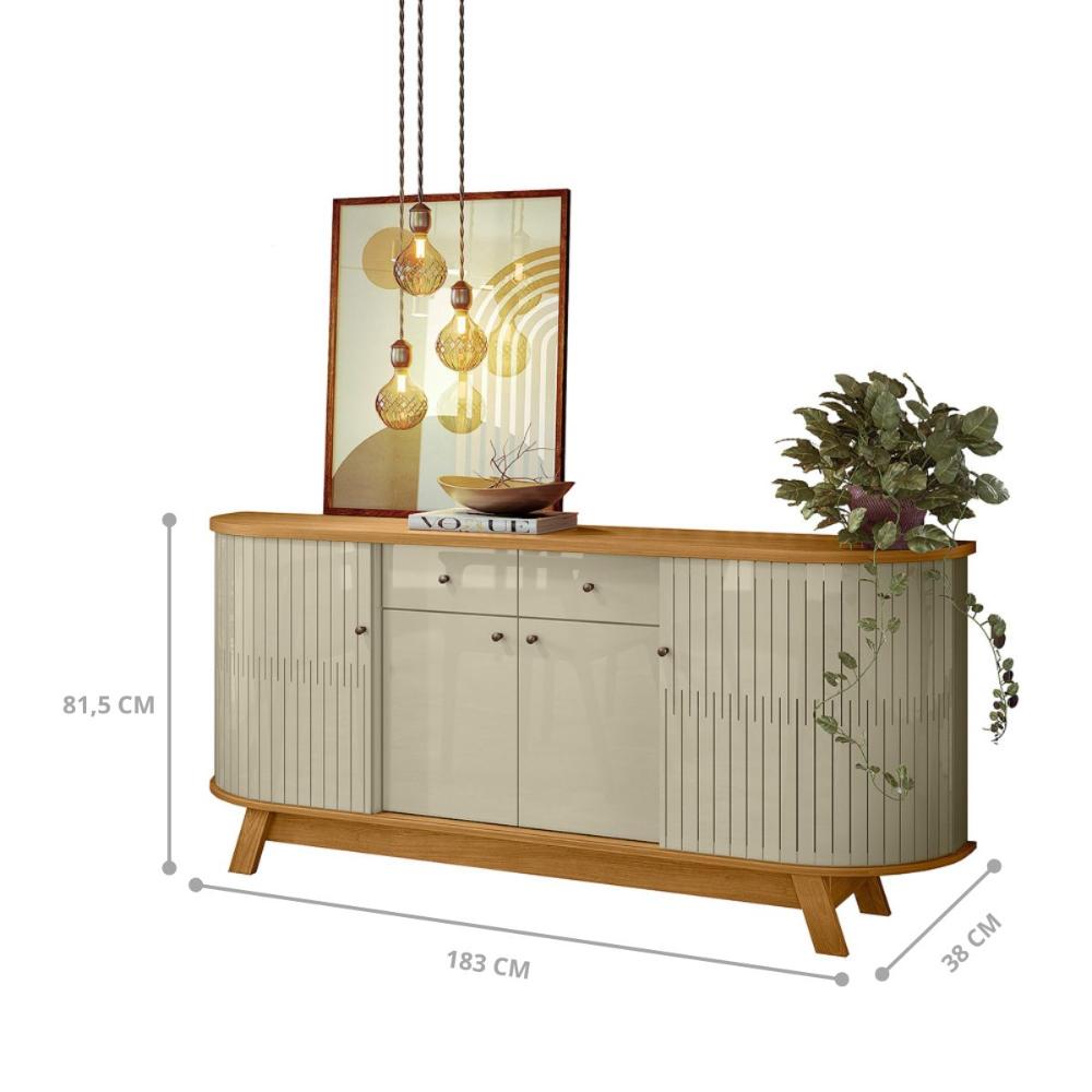 Conjunto Sala de Jantar Paris Cumaru Opala