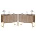 Conjunto de Buffets Industriais Milão Affara Dourado