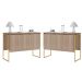 Conjunto de Buffets Industriais Milão Montana Dourado