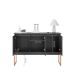 Conjunto de Buffets Industriais Milão Preto Cobre