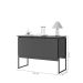 Conjunto de Buffets Industriais Milão Preto Onix