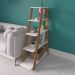 Conjunto de Estantes Brighton Freijó Branco