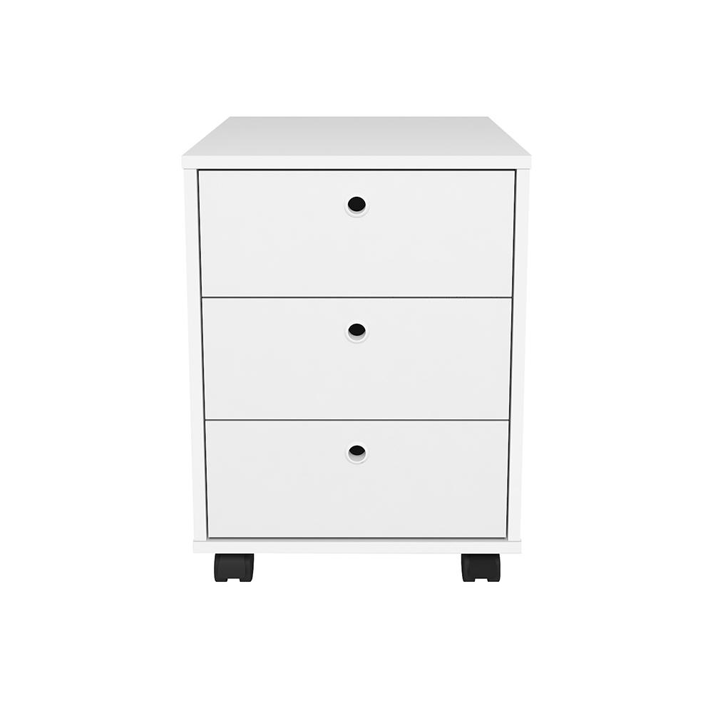 Conjunto de Gaveteiros Croydon Branco