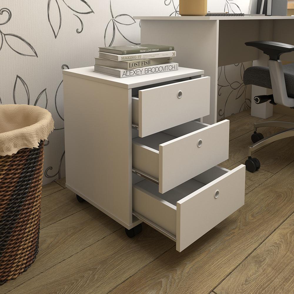 Conjunto de Gaveteiros Croydon Branco