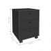 Conjunto de Gaveteiros Croydon Preto