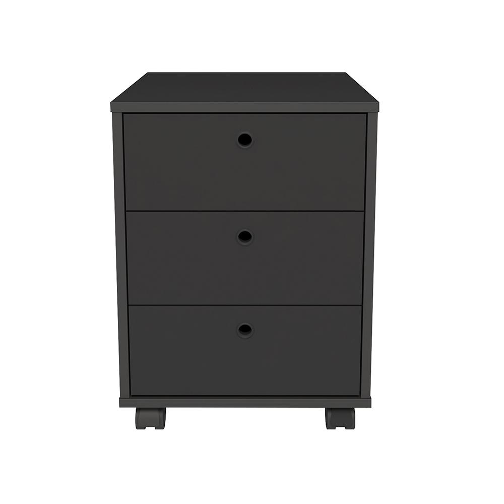 Conjunto de Gaveteiros Croydon Preto