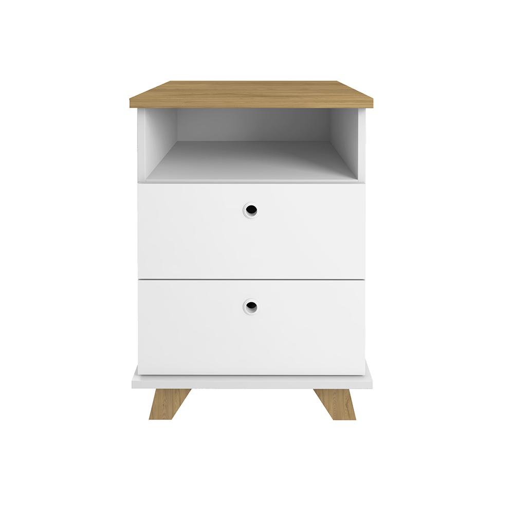 Conjunto de Gaveteiros Ipswich Olmo Branco
