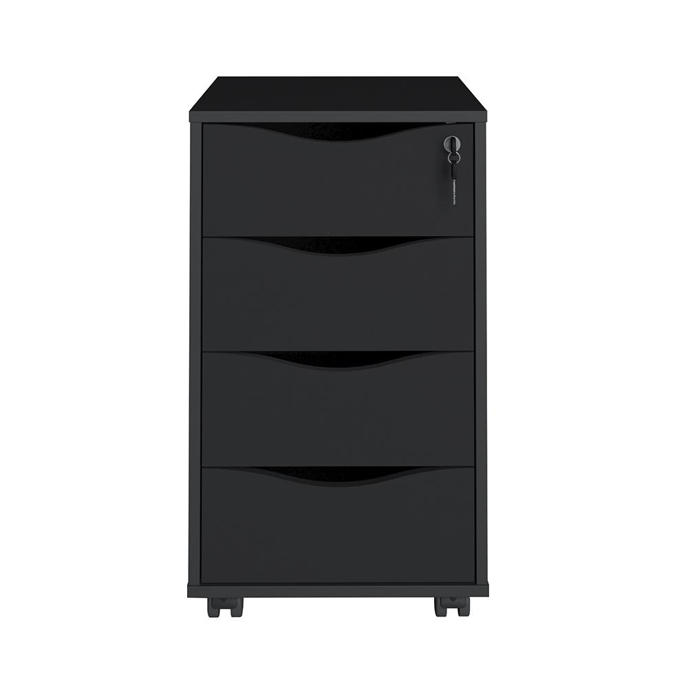 Conjunto de Gaveteiros Mansfield Preto