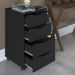 Conjunto de Gaveteiros Mansfield Preto