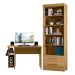 Conjunto de Mesa Gamer e Livreiro Paraná Freijó 