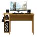 Conjunto de Mesa Gamer e Livreiro Paraná Freijó 