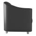 Conjunto de Poltronas Classicas Whati Sintetico Preto