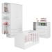 Conjunto de Quarto Infantil Mons Branco Branco