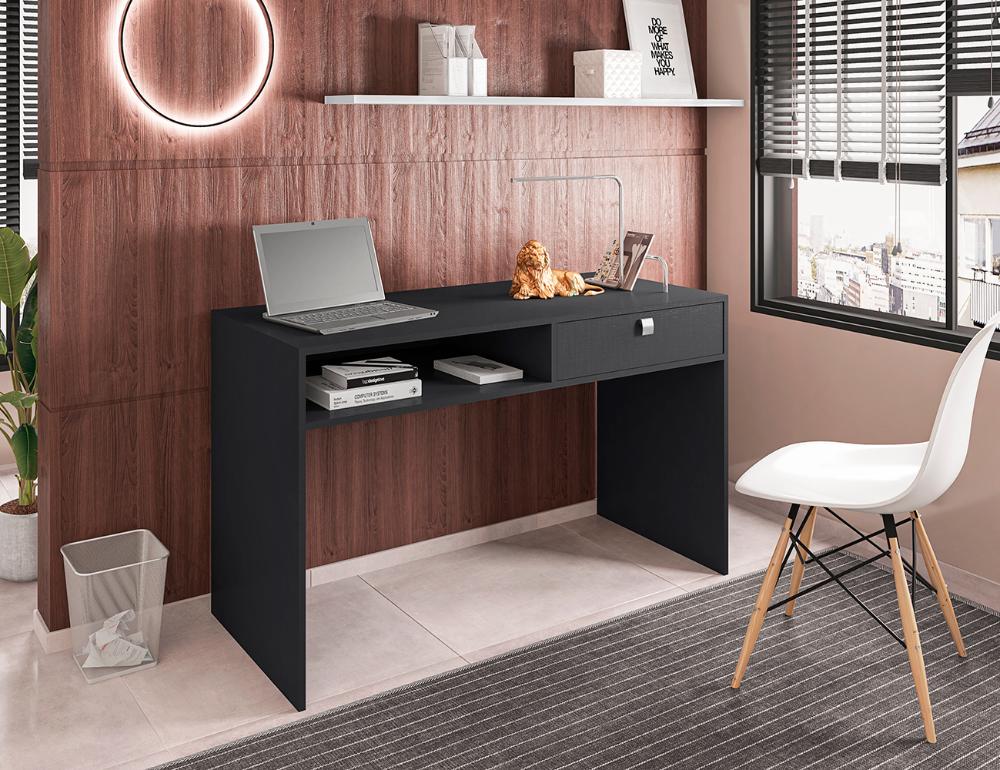 Conjunto para Escritório Completo Maks Preto Branco
