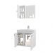 Conjunto para banheiro Monaco Branco