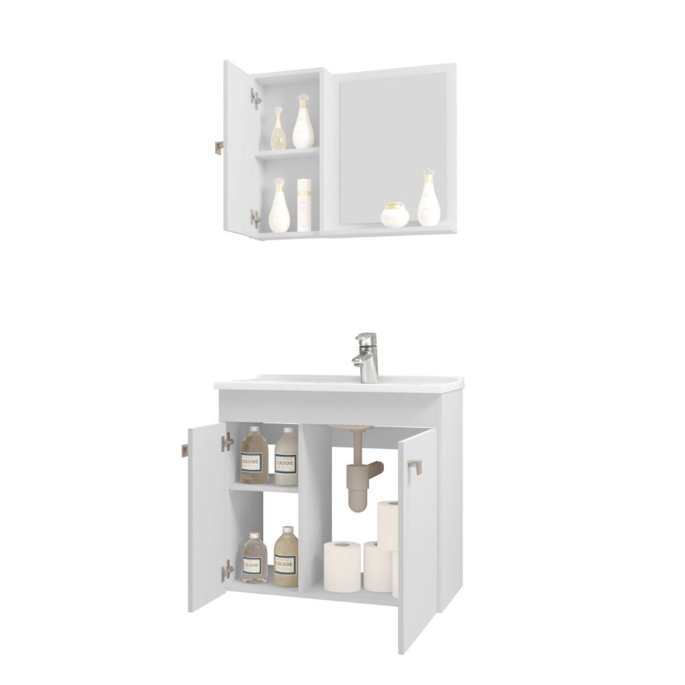 Conjunto para banheiro Monaco Branco