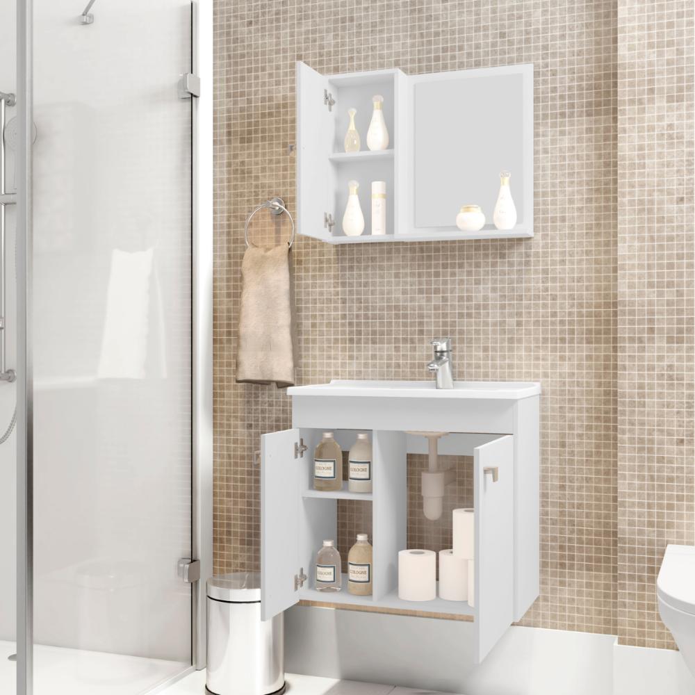 Conjunto para banheiro Monaco Branco