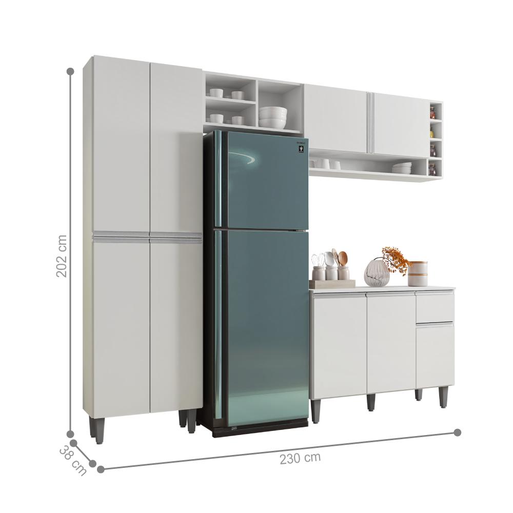 Cozinha Compacta Atlanta Branco