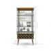 Cristaleira 4 Prateleiras Franca Off White Cinamomo